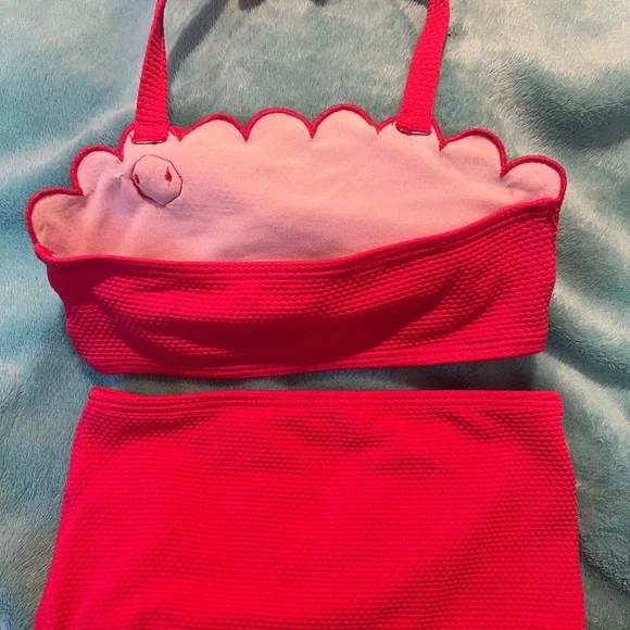 Janie and Jack Pink Kids Swim Bikini - Picture 2 of 6